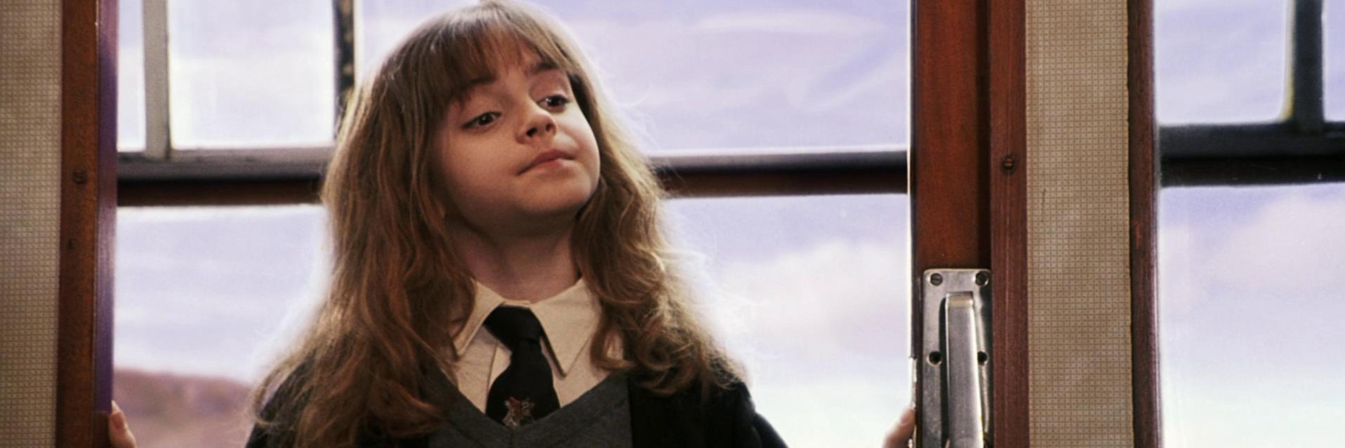 Hermione Granger on the Hogwarts Express