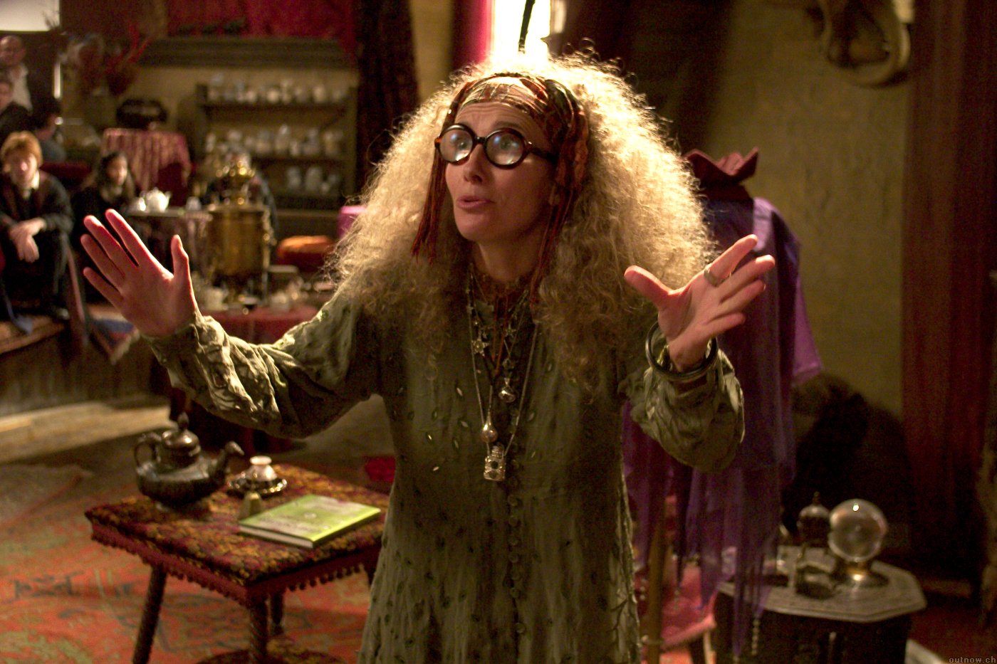 Professor Trelawney, teaching a class.