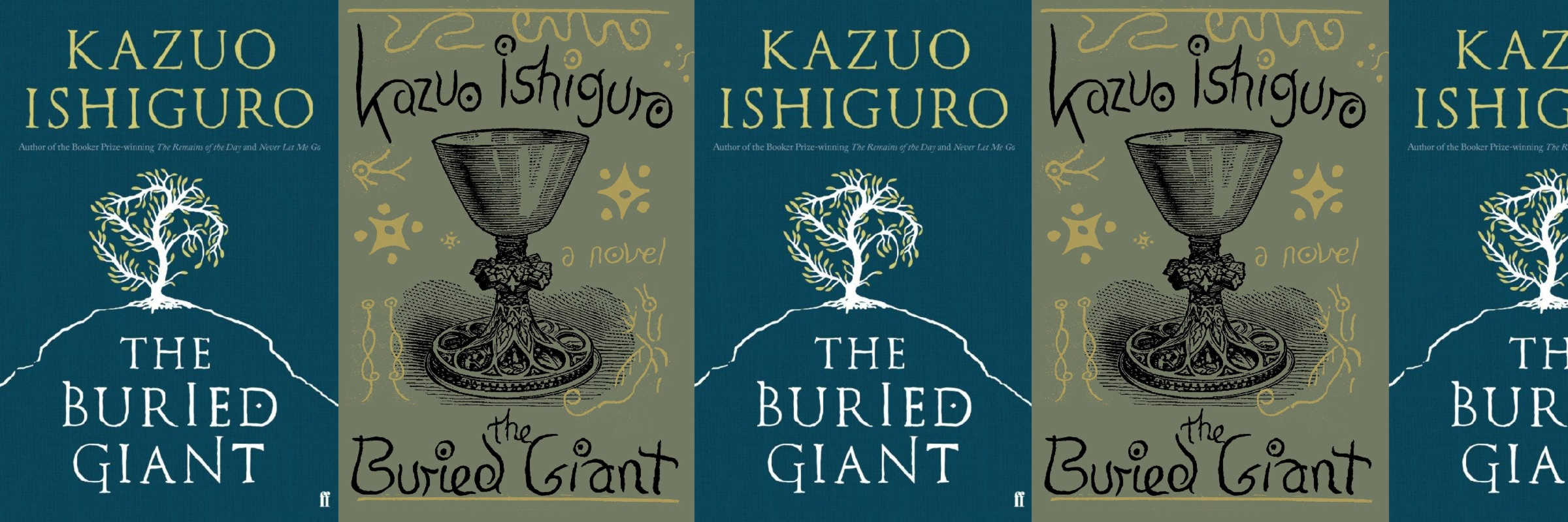 Book covers of the Buried Giant