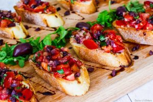 Delicious looking bruschetta (source: http://www.cearaskitchen.com/easy-vegan-bruschetta/)