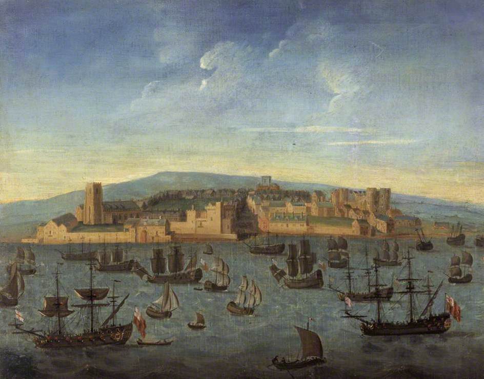 Earliest painting of Liverpool, 1680, Supplied by the Public Catalogue Foundation