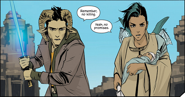 Example panel from Saga