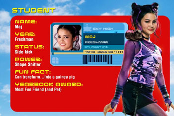 Magenta from Sky High, who can turn into a guinea pig. 