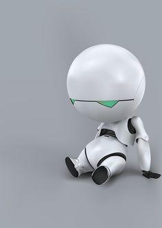 Marvin the Paranoid Android, from Hitchhiker’s Guide to the Galaxy