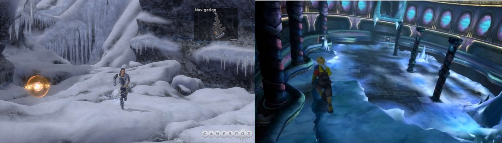 Image showing frozen levels from Lost Odyssey and FFX