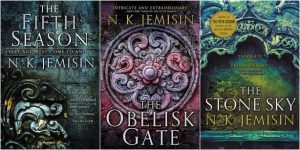 Book covers of the Broken Earth Trilogy